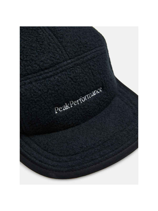 Czapka z daszkiem Peak Performance Fleece Cap czarny
