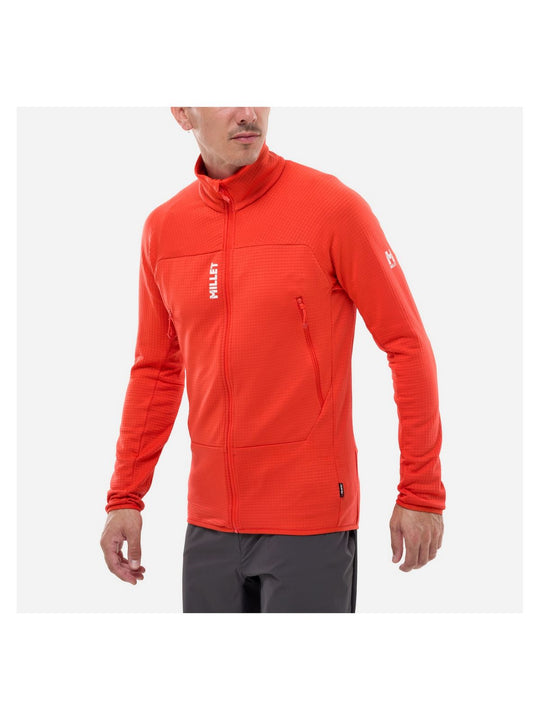 Bluza męska MILLET Fusion Grid Jkt M czerwona
