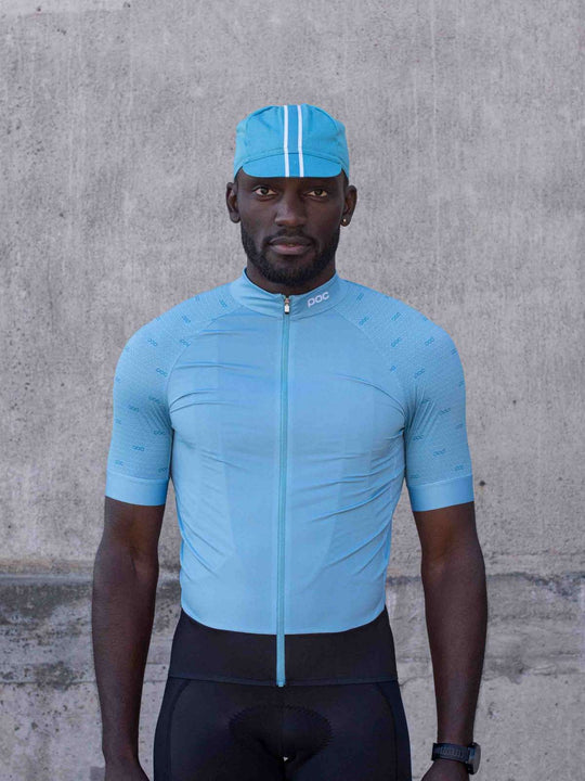 Koszulka rowerowa POC ESSENTIAL ROAD - niebieski - Adventure Sports
