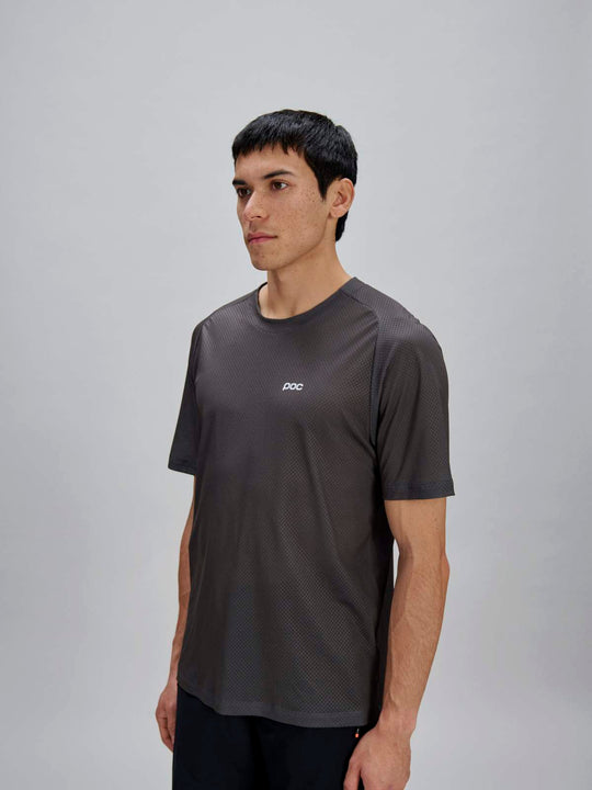 Koszulka rowerowa POC M's Motion Air S/S Jersey szara
