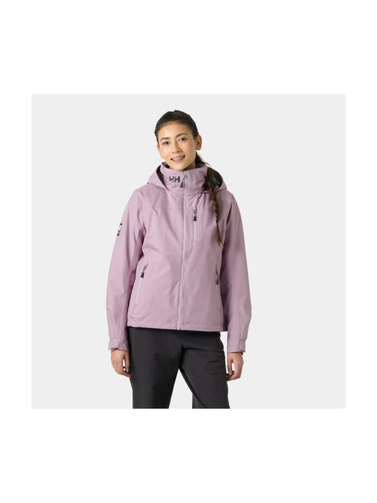 Kurtka żeglarska damska HELLY HANSEN W Crew Hooded Midl Jacket 2.0 różowa
