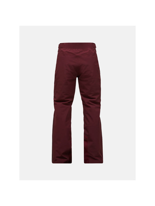 Spodnie narciarskie damskie PEAK PERFORMANCE Whitelight HIPE 2L Insulated Shell Pants bordowe
