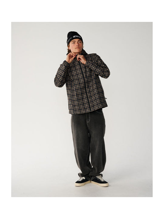 Kurtka męska RIP CURL Archive Dwr Plaid Jacket granatowa
