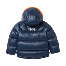 Kurtka puchowa dziecięca HELLY HANSEN K ISFJORD DOWN JACKET granatowa
