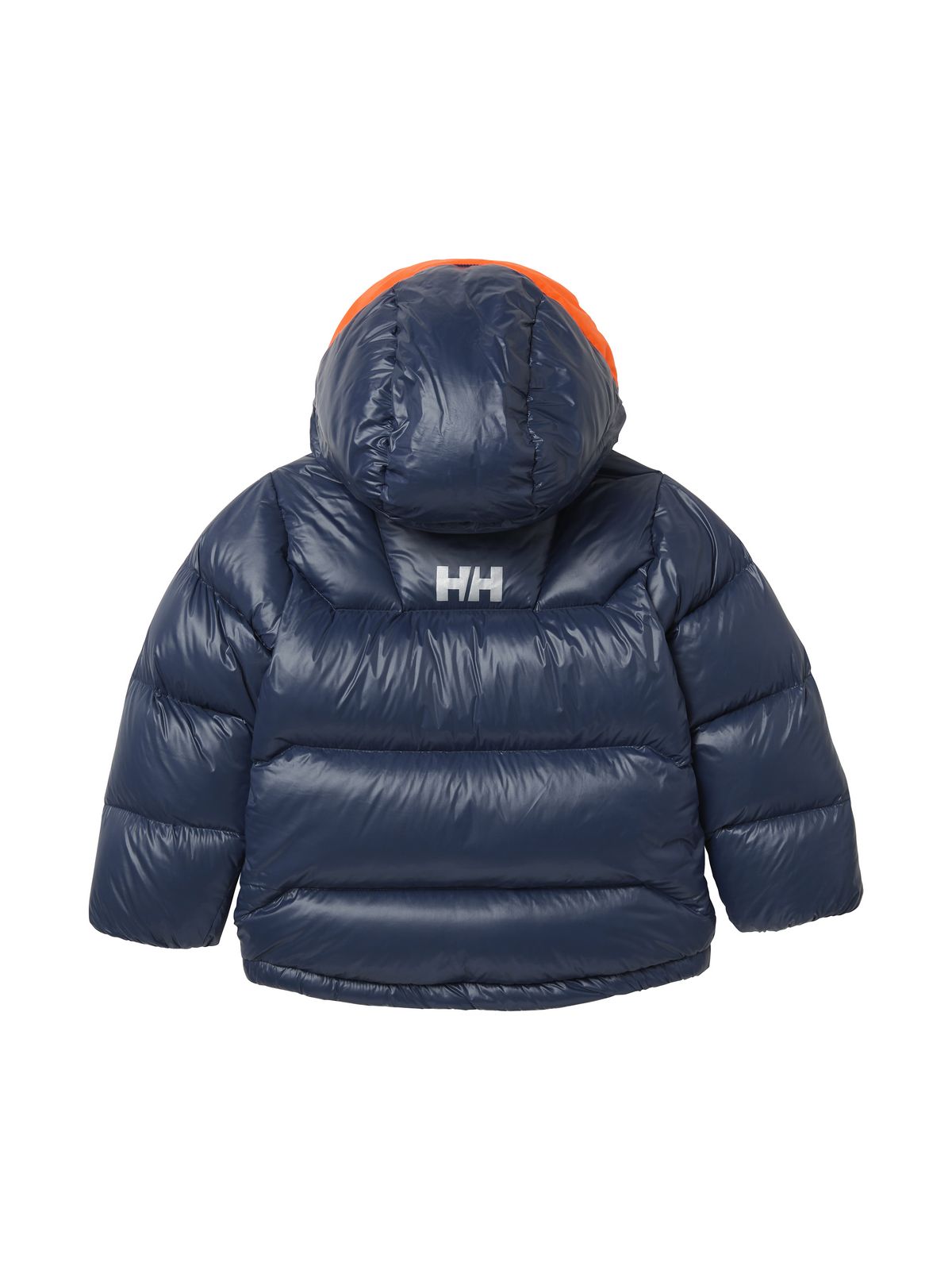 Kurtka puchowa dziecięca HELLY HANSEN K ISFJORD DOWN JACKET granatowa