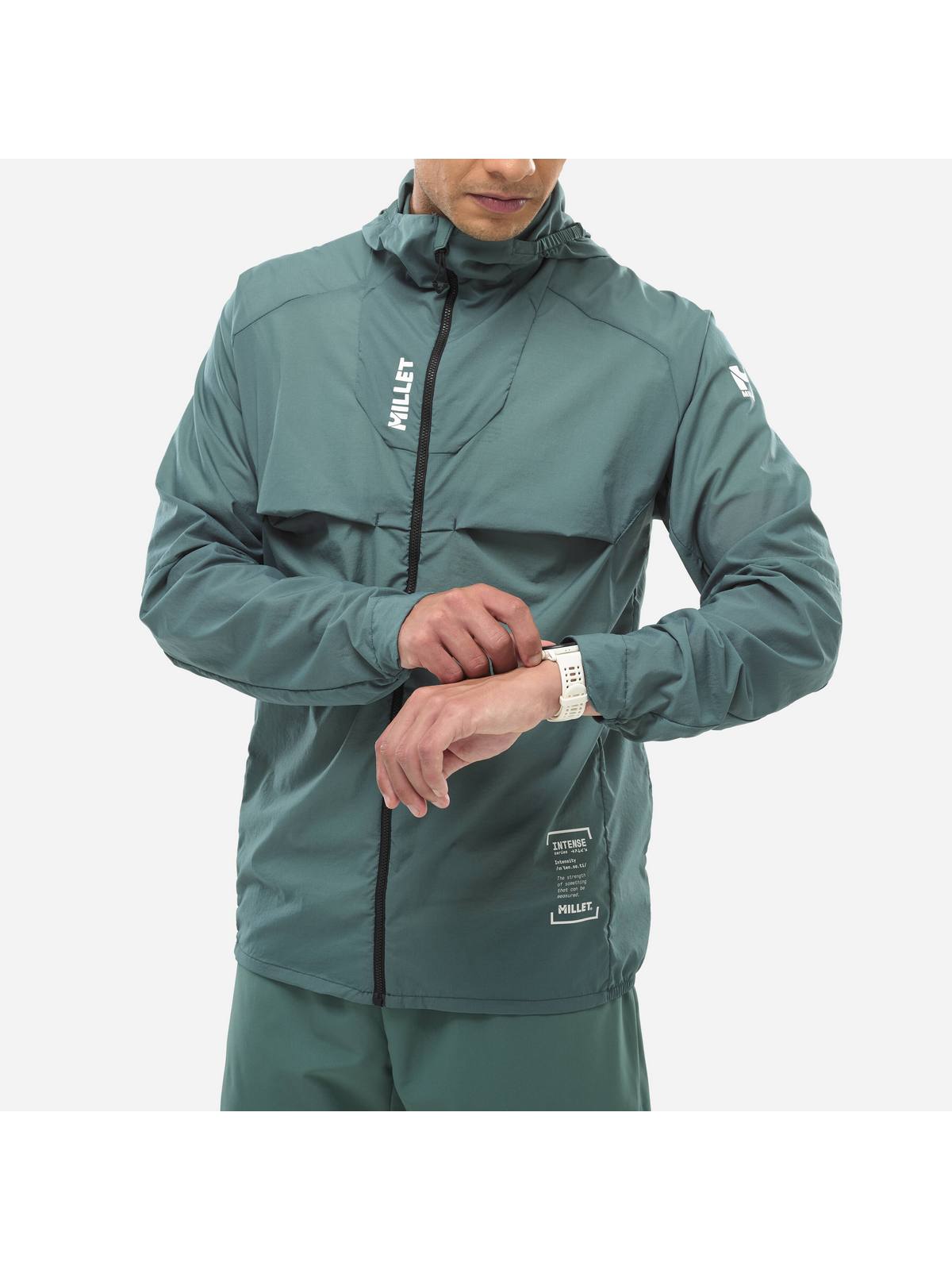 Kurtka MILLET INTENSE WINDBREAKER JKT M zielony - Adventure Sports