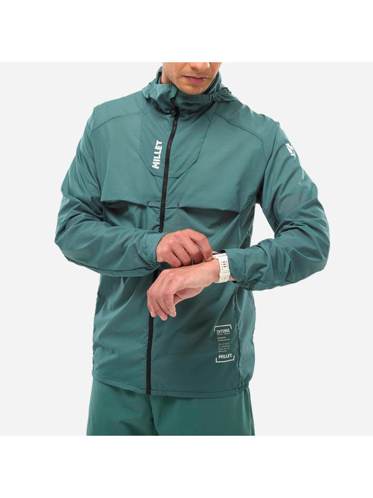Kurtka MILLET INTENSE WINDBREAKER JKT M zielony - Adventure Sports

