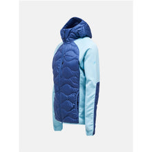 Kurtka puchowa męska PEAK PERFORMANCE Helium Down Hybrid Hood niebieska
