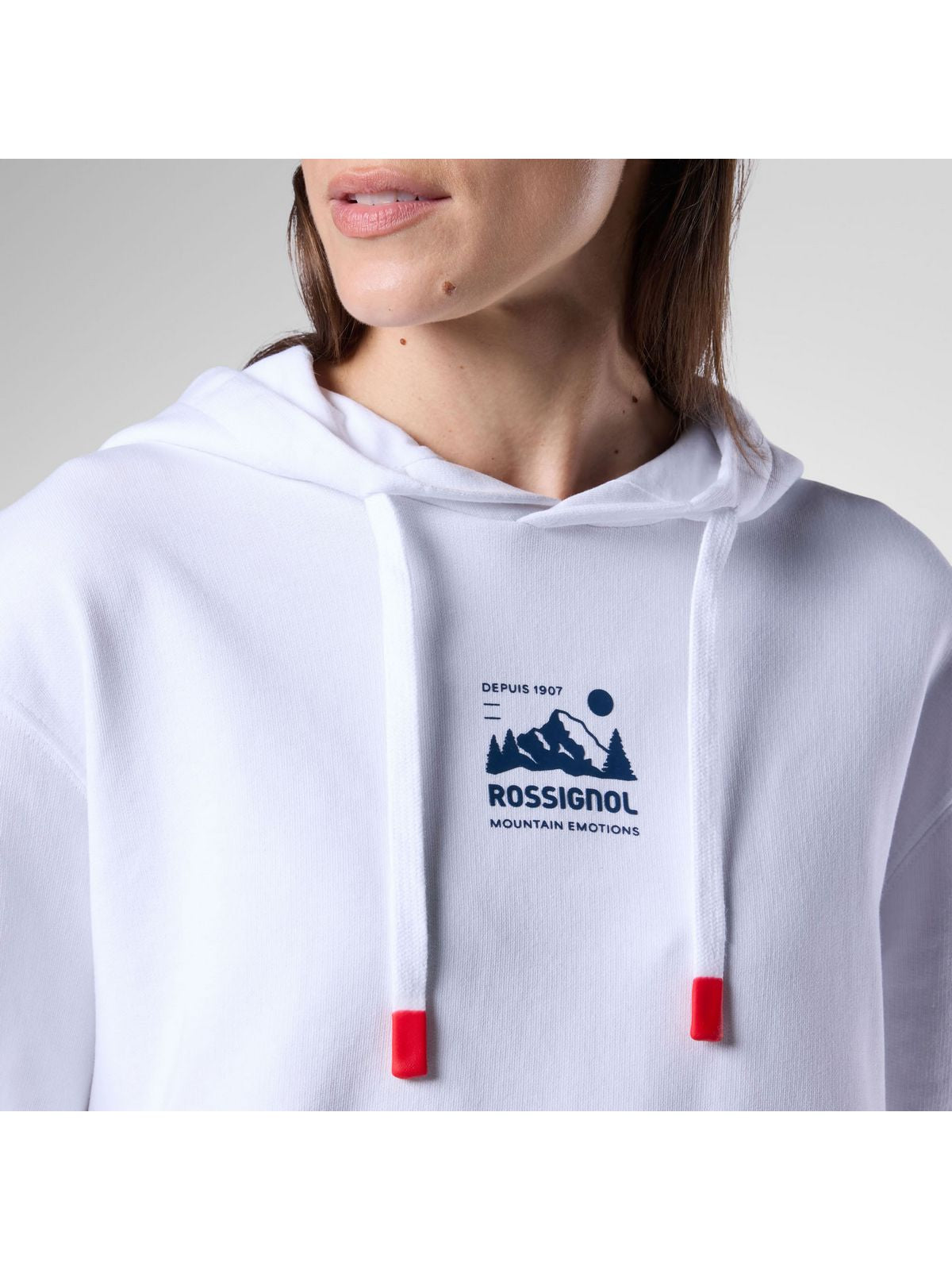 Bluza damska ROSSIGNOL W Waterfall H biała