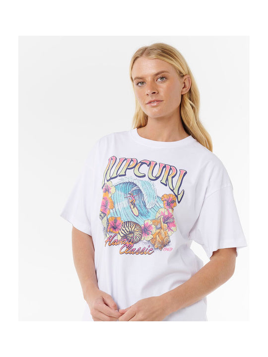 Koszulka RIP CURL HAWAII CLASSIC HERITAGE TEE biała

