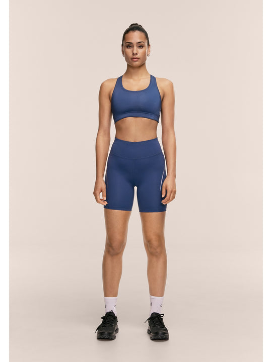 Legginsy treningowe damskie CASALL Performance Running Bikers kolor granatowy
