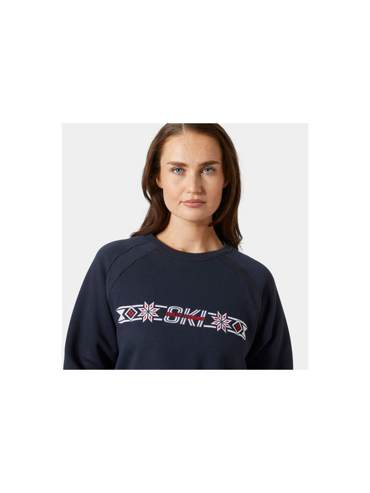 Bluza damska HELLY HANSEN W Bliss Sweater kolor granatowy
