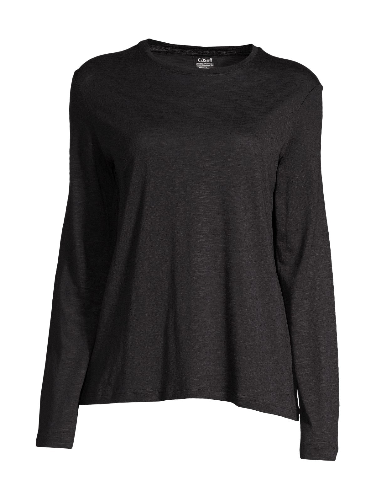 Koszulka damska treningowa CASALL Soft Texture Long Sleeve czarny