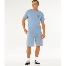 Koszulka męska RIP CURL Desti Animals Tee niebieska

