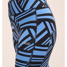 Legginsy damskie Casall Essential Printed Tights niebieski - Adventure Sports
