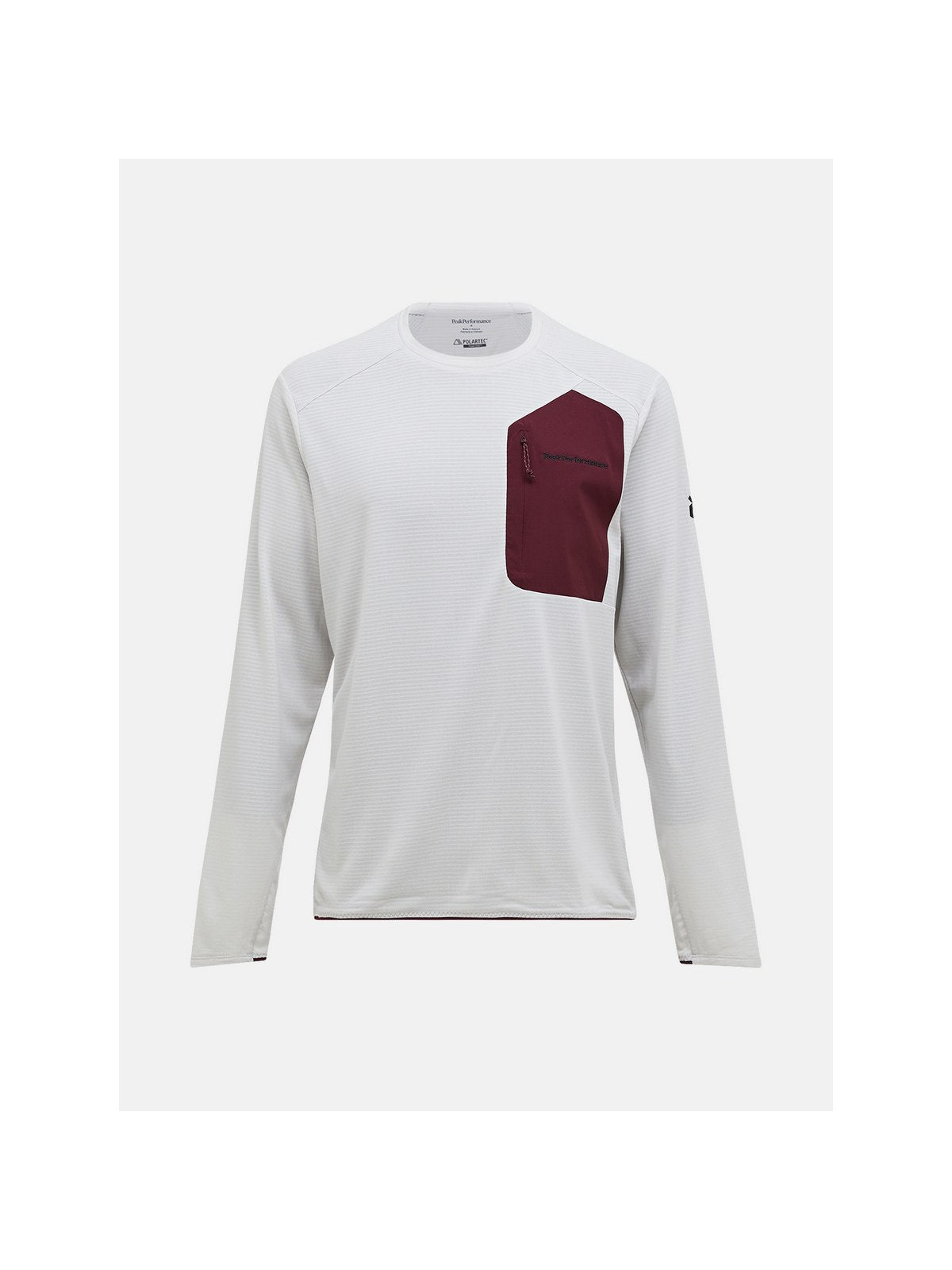 Bluza męska PEAK PERFORMANCE Freelight Polartec Power Grid Crew biała
