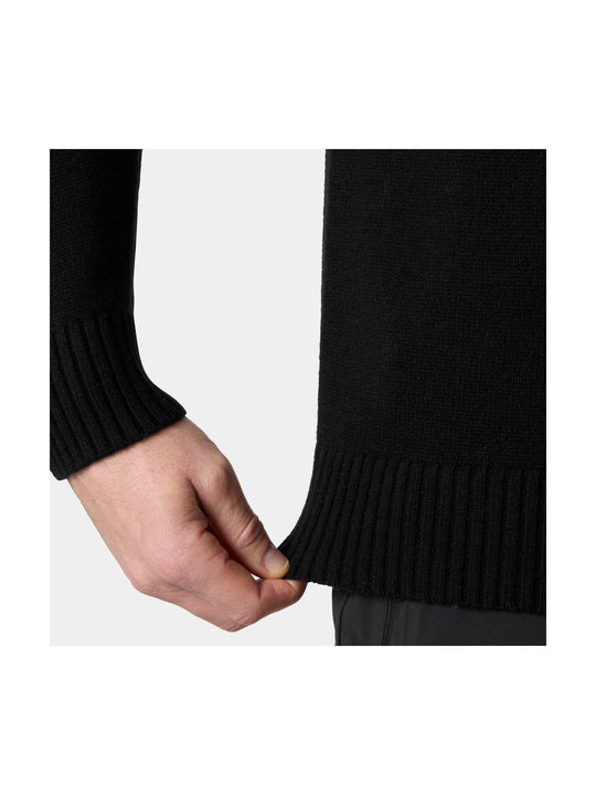 Sweter męski HELLY HANSEN Afton Knit Sweater czarny
