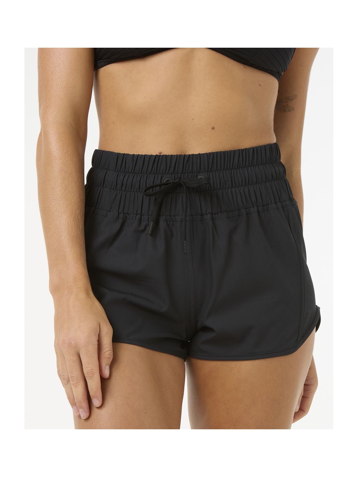 Szorty kąpielowe damskie RIP CURL High Waist Retro Volley 3" czarne