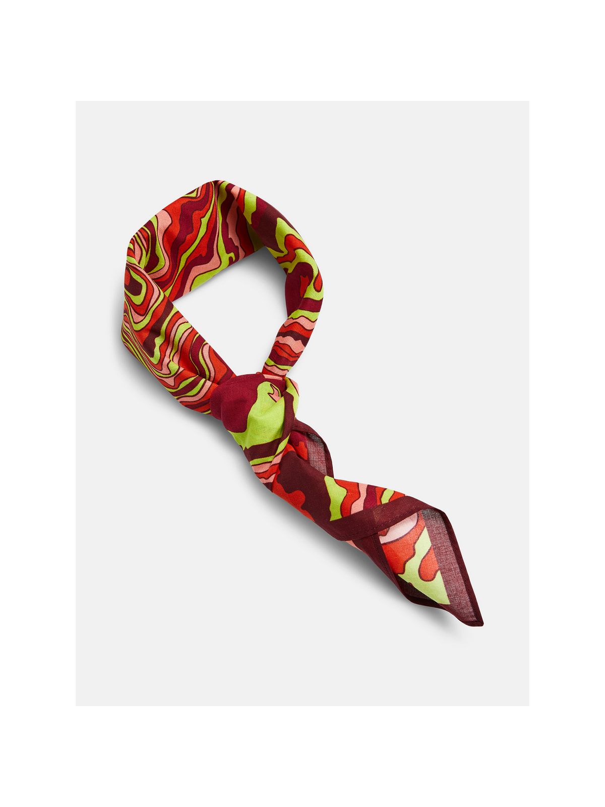 Chusta PEAK PERFORMANCE Artwork Bandana brązowy