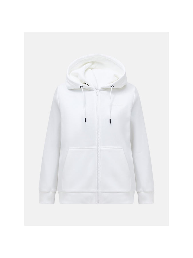 Bluza Peak Performance W Original Small Logo Zip biały