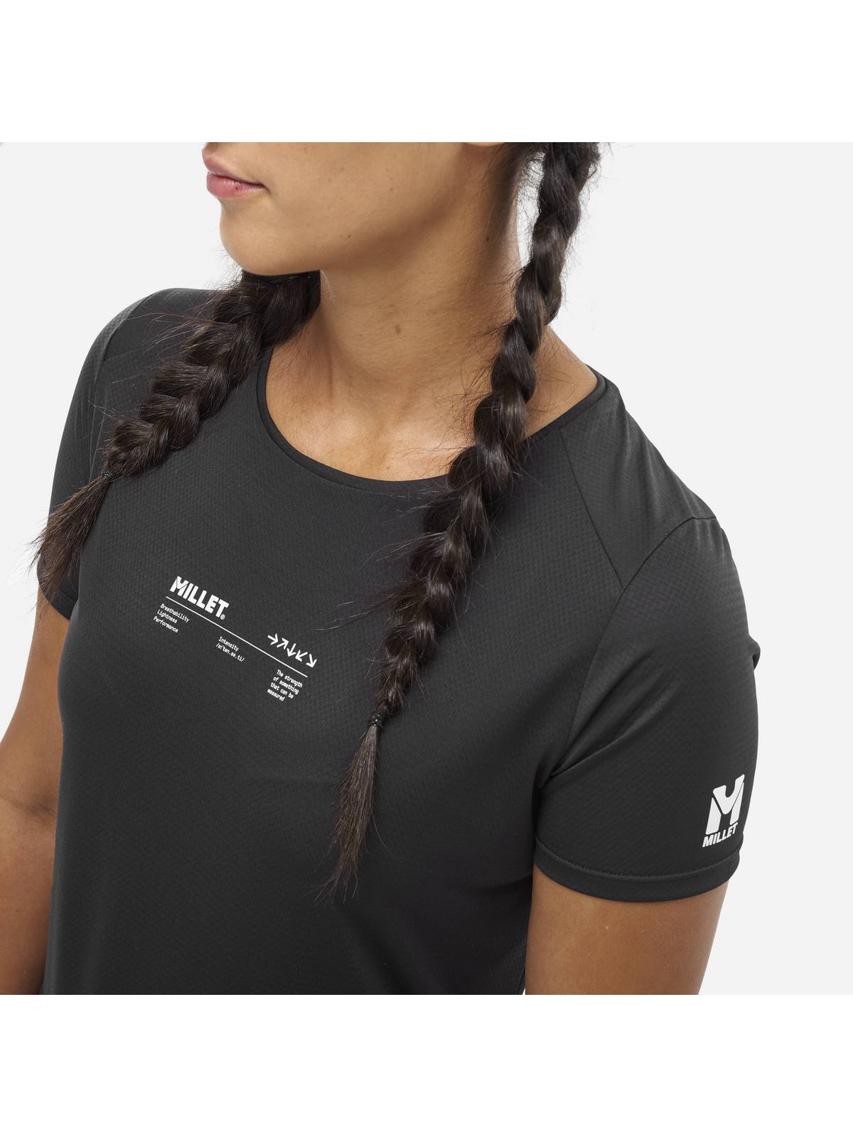 Koszulka MILLET INTENSE ESSENTIAL TS SS W czarny - Adventure Sports
