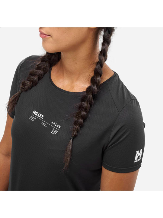 Koszulka MILLET INTENSE ESSENTIAL TS SS W czarny - Adventure Sports
