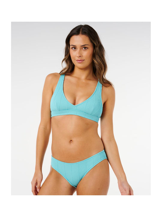 Góra bikini RIP CURL Vibe Surf Multi Fit V Neck niebieska
