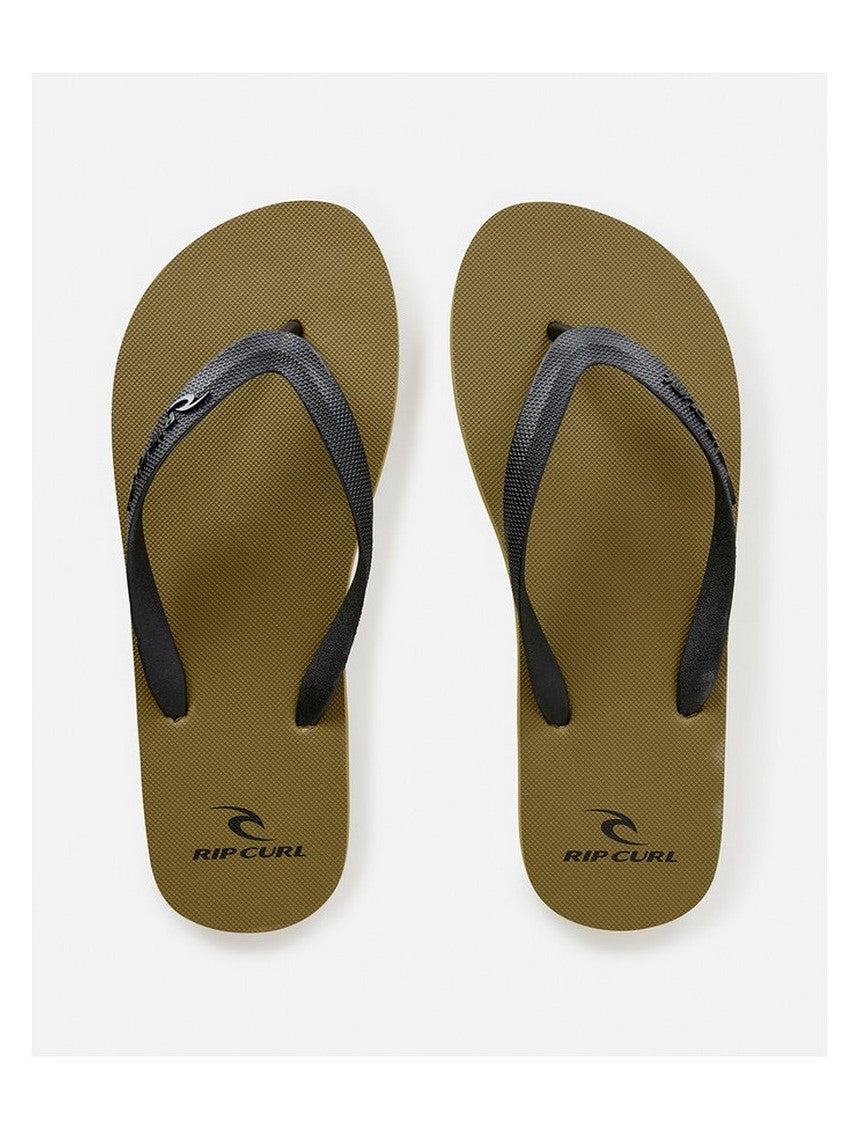 Japonki plażowe RIP CURL Brand Logo Bloom Open Toe oliwkowe