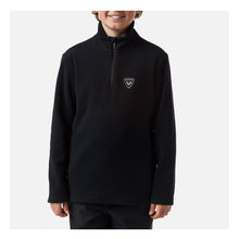 Bluza narciarska chłopięca Rossignol Boy 1/2 Zip Fleece czarny - Adventure Sports

