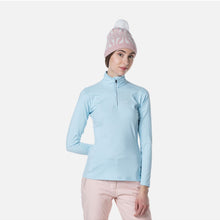 Koszulka teroaktywna damska Rossignol W Classique 1/2 Zip niebieski - Adventure Sports
