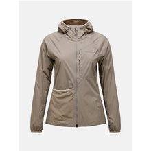 Kurtka damska PEAK PERFORMANCE Freelight Polartec Alpha Insulated Hood Jacket beżowa
