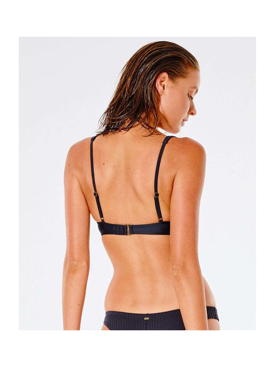 Góra bikini RIP CURL Classic Surf D-Dd Plunge - czarny - Stroje kąpielowe - Adventure Sports
