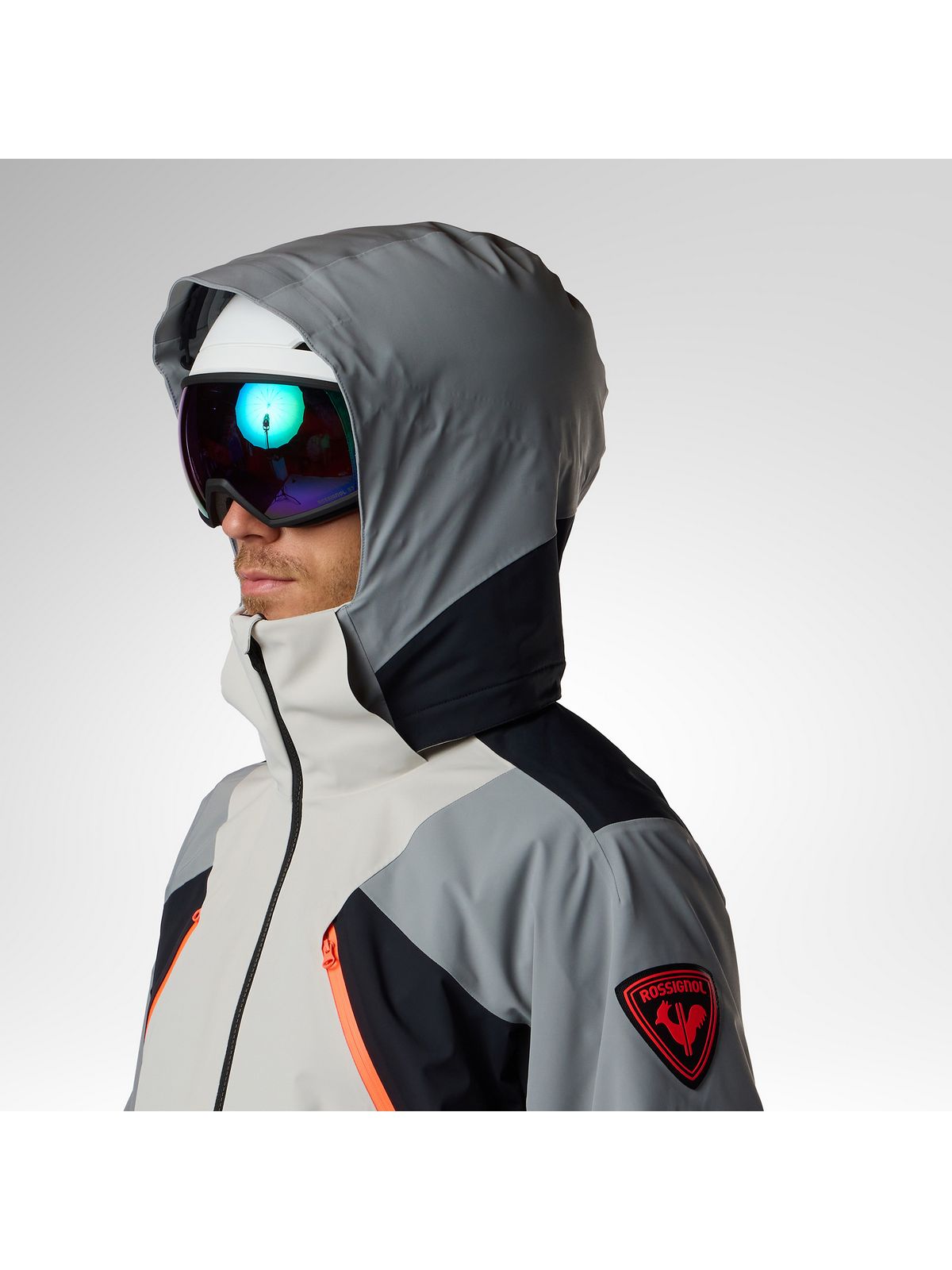 Kurtka narciarska męska ROSSIGNOL M Hero 4Ws Insulated Ski Jkt szara