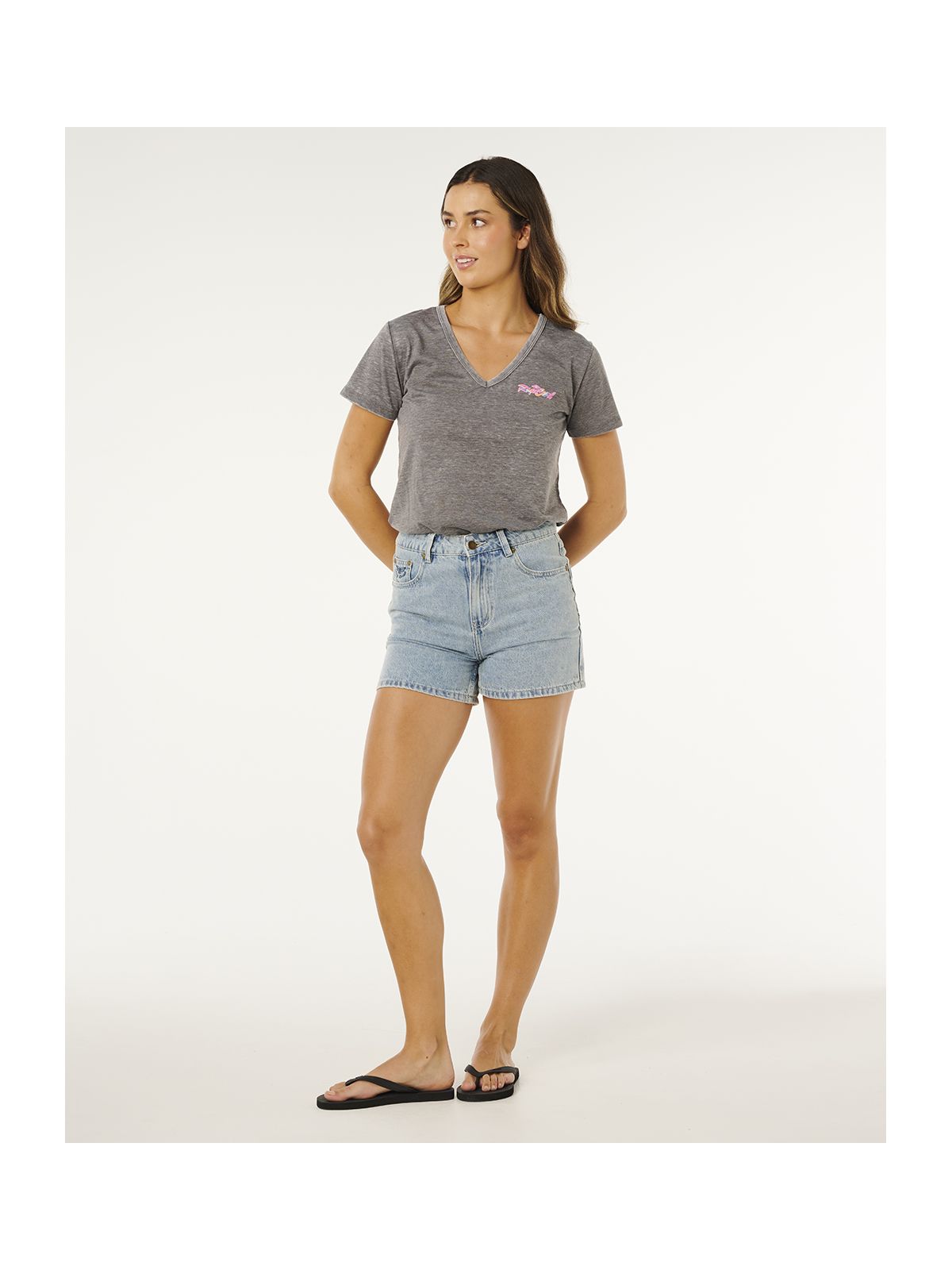 Koszulka damska RIP CURL Layday Standard Tee czarna