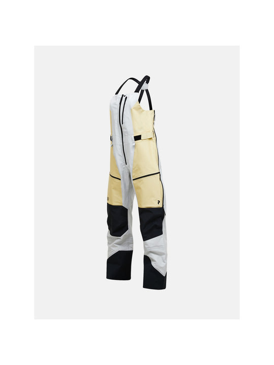 Spodnie narciarskie damskie PEAK PERFORMANCE Vertical GORE-TEX Pro 3L Shell Bib Pants białe
