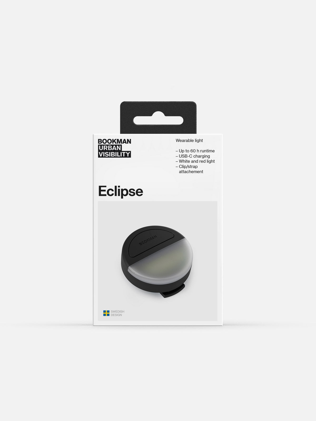 Lampka rowerowa BOOKMAN Eclipse czarny