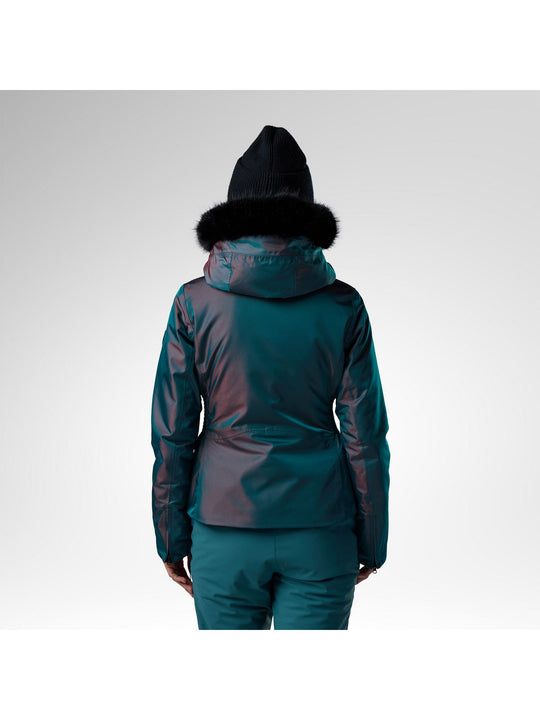 Kurtka narciarska damska ROSSIGNOL W Snowcrystal Insulated Jacket granatowa
