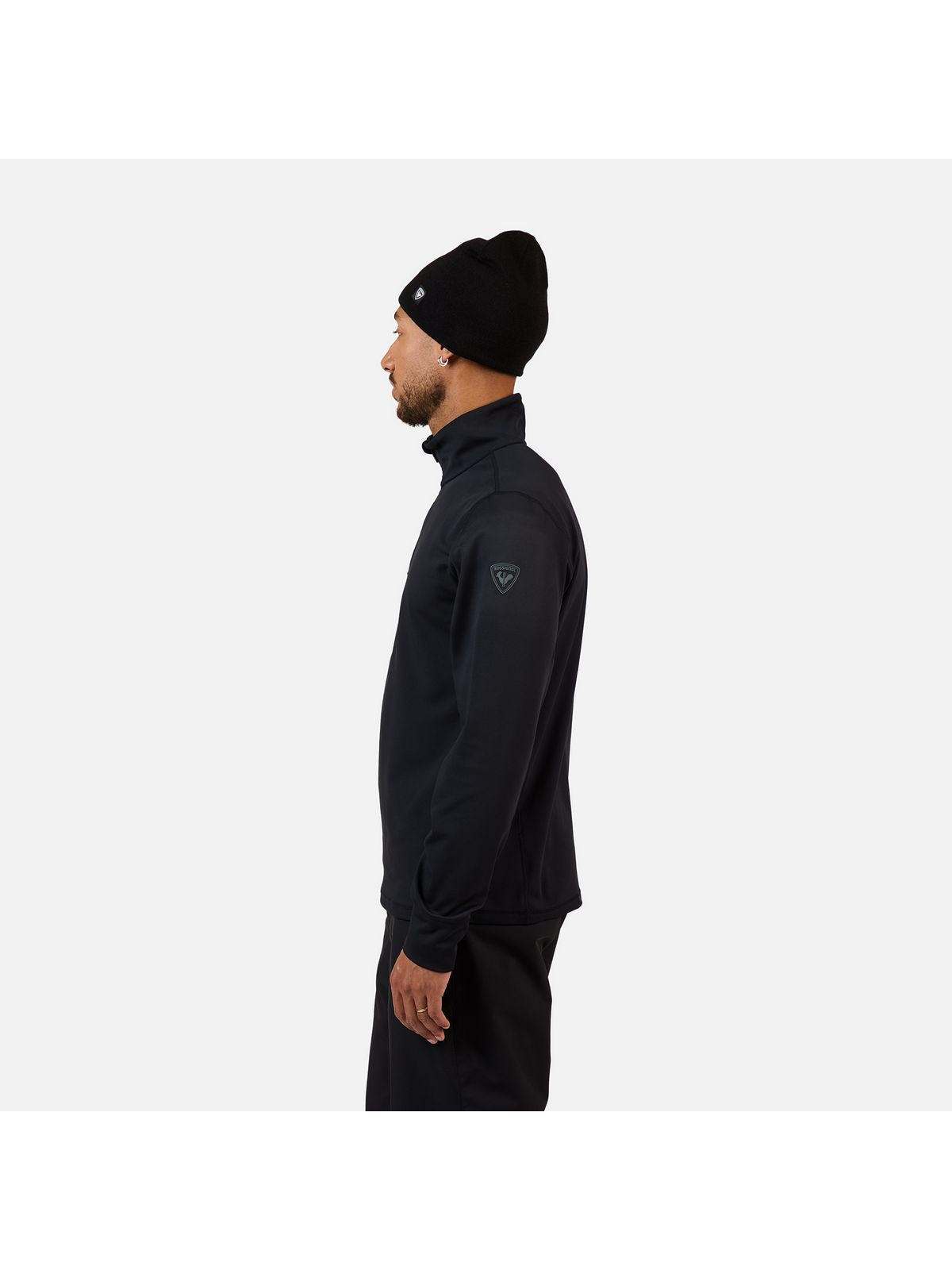 Bluza męska ROSSIGNOL MID LAYER STRETCH HZ czarna
