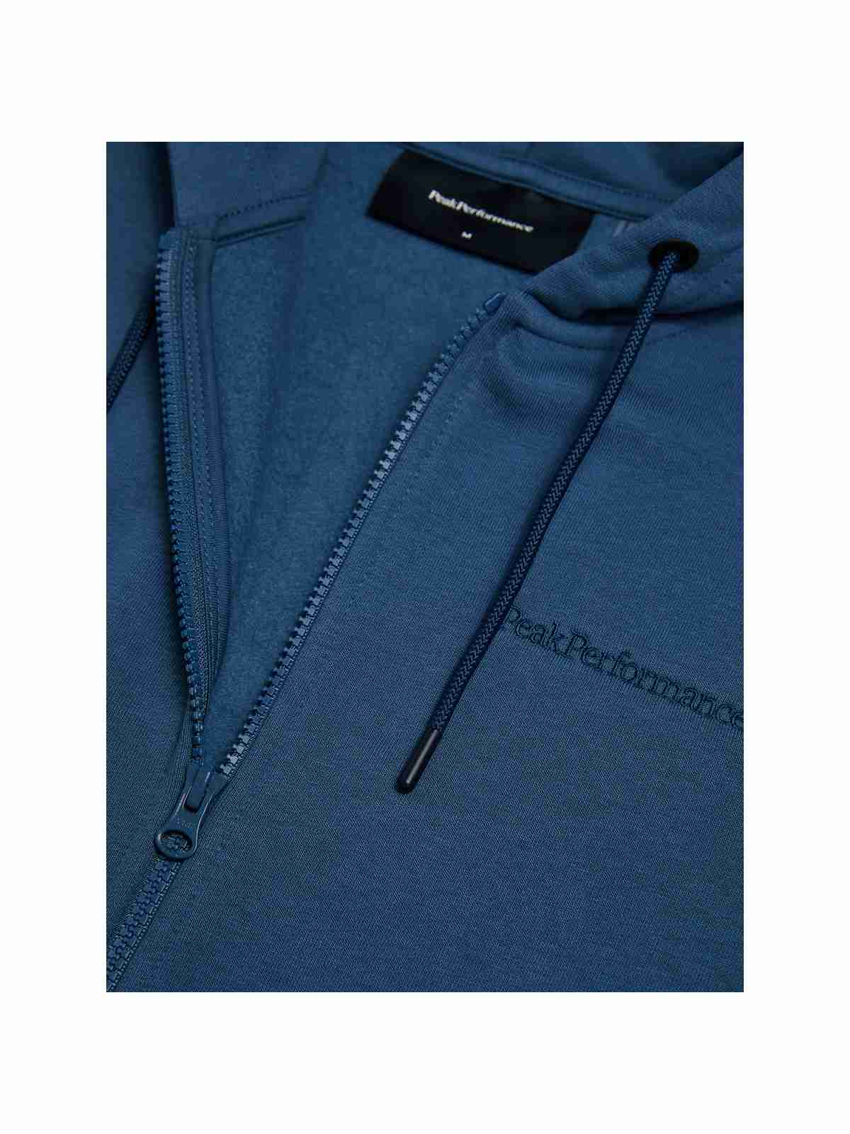 Bluza PEAK PERFORMANCE Original Small Logo Zip Hood Men niebieski