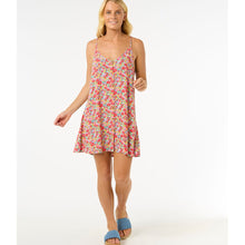 Sukienka RIP CURL Las Dalias Ditsy Cover Up niebieski
