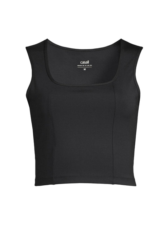 Top damski treningowy Casall Edge Crop Top czarny
