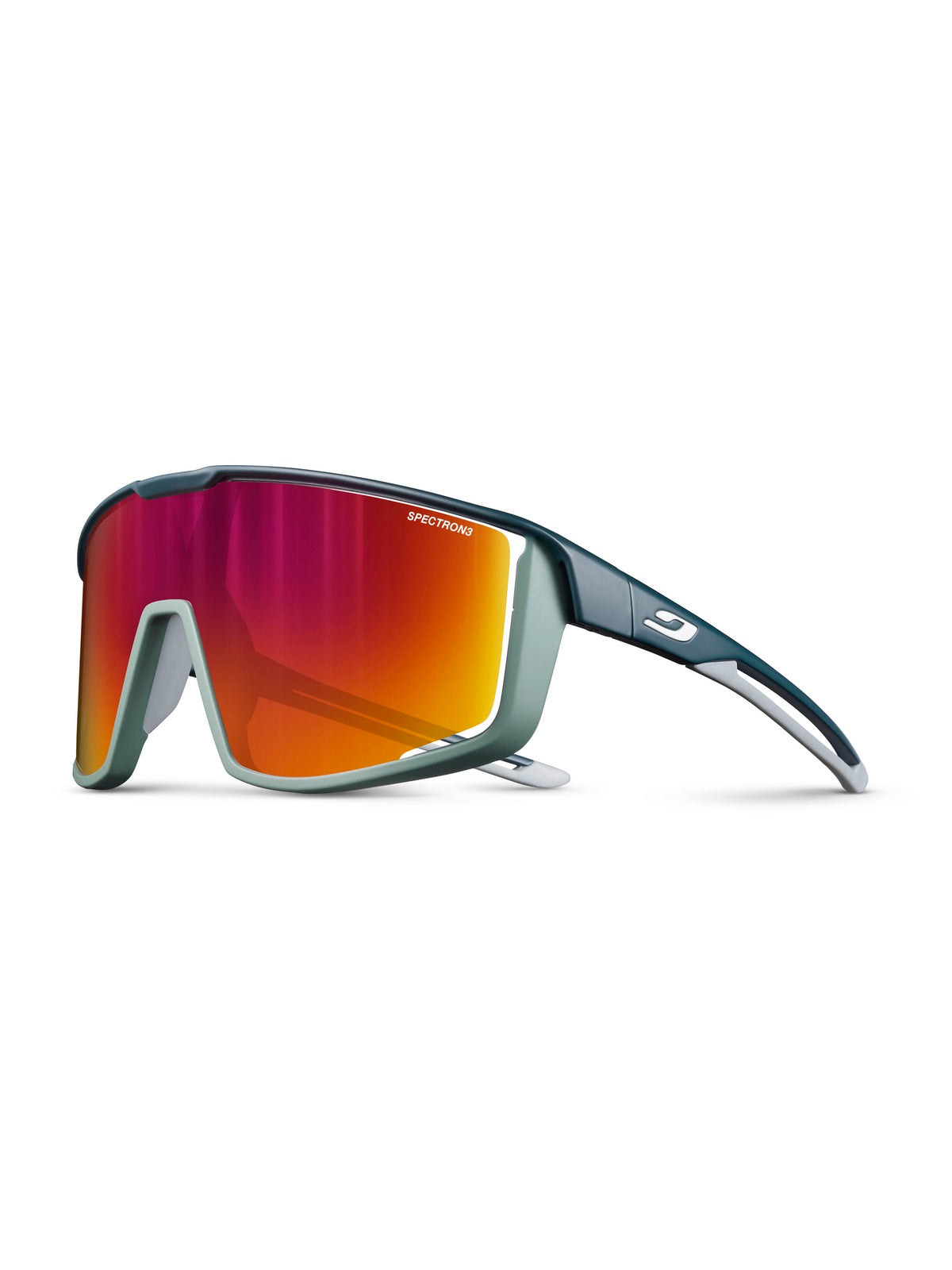 Okulary rowerowe JULBO FURY - granatowy/zielony | Spectron Cat 3