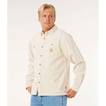 Koszula męska RIP CURL Premium Surf Cord L/S Shirt beżowa
