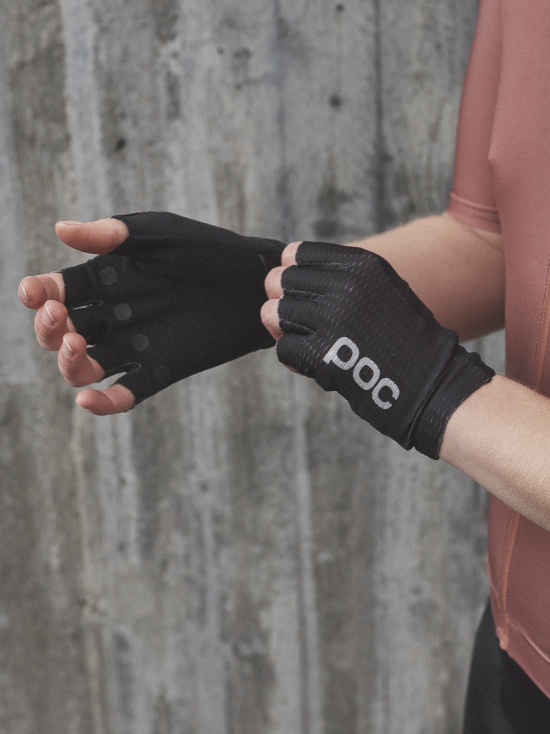 Rękawice rowerowe POC AGILE Short Glove - czarny