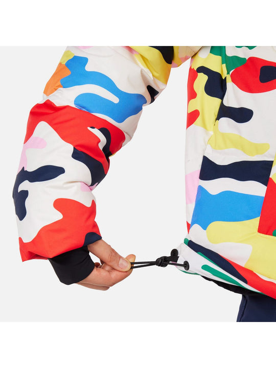 Kurtka narciarska damska ROSSIGNOL W JCC ALLSNOW DOWN JKT multikolor
