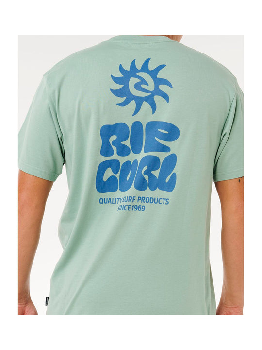 Koszulka męska RIP CURL Pacific Rinse Glass Off Tee zielona
