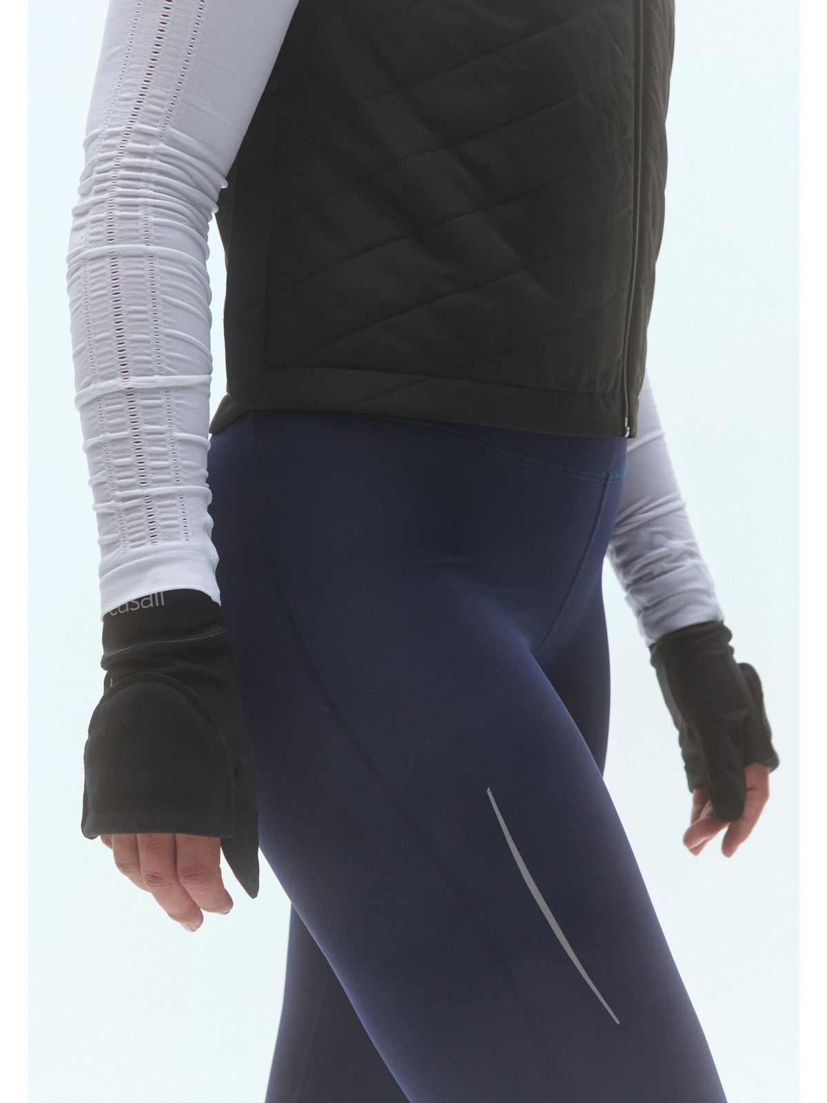 Rękawice sportowe CASALL Windtherm Running Mitten kolor czarny