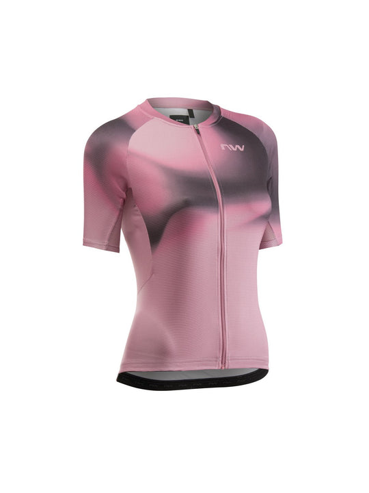 Koszulka rowerowa NORTHWAVE Force Evo Woman Jersey S/s różowy
