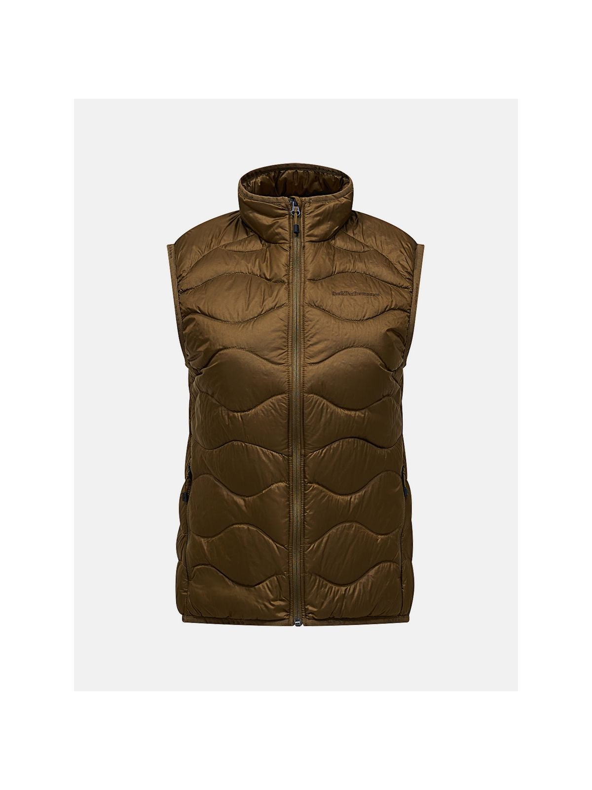 Kamizelka damska PEAK PERFORMANCE Helium Down Vest brązowa