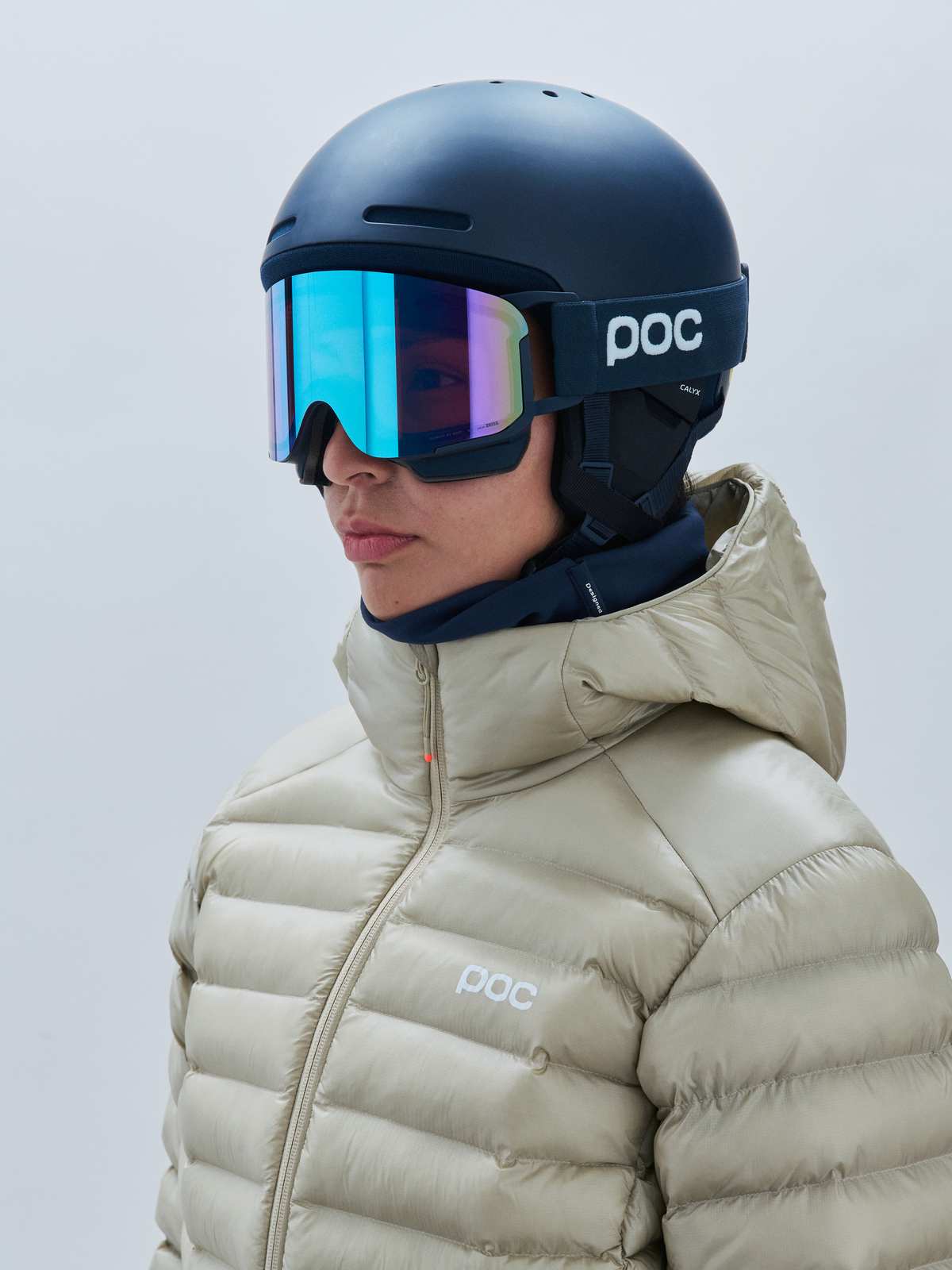 Kask narciarski POC Calyx granatowy mat